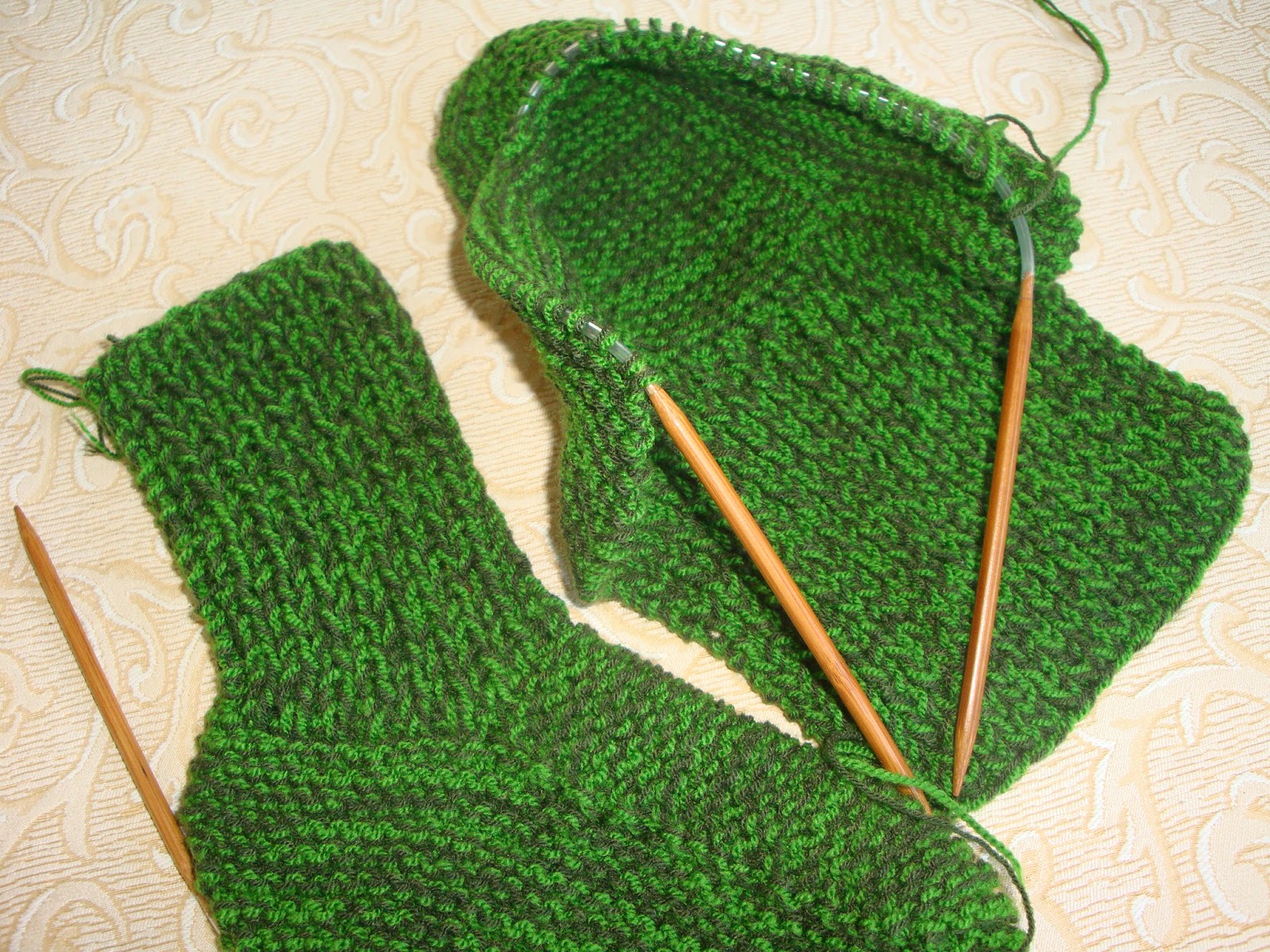 Вязание простых носков