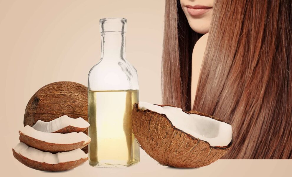Маска для волос из кокосового масла и куркумы