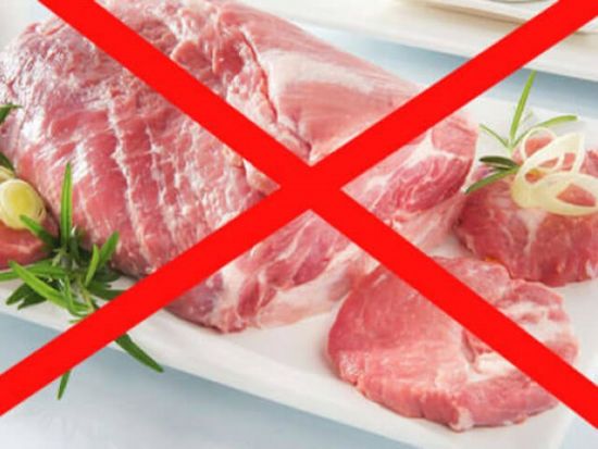 Запрет жирного мяса