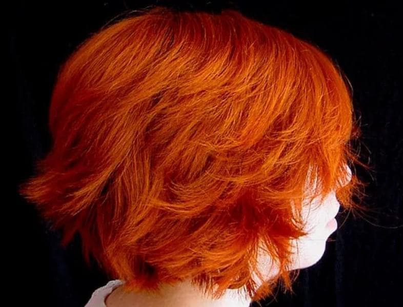 Окрашивание рыжих волос белой хной