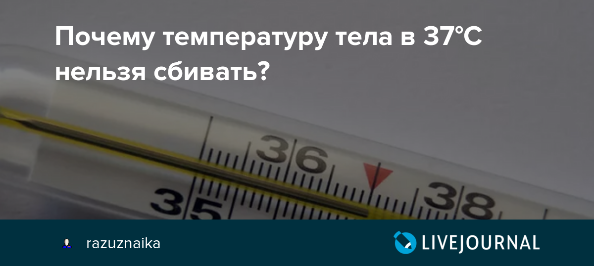 Сбивать ли температуру 38