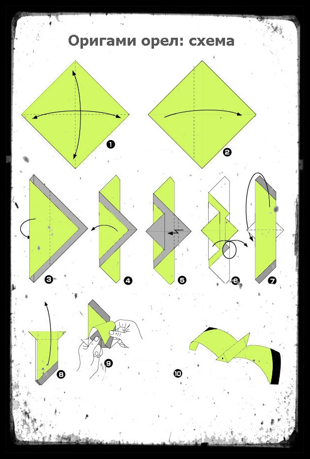 Простые схемы для оригами для начинающих