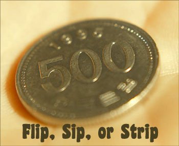 A flip a coin New Year