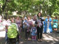 Чествование новорожденных в 2015 году на Дне села Борисовка